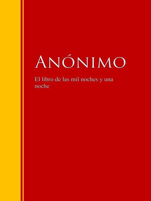 Title details for El libro de las mil noches y una noche by Anónimo - Available